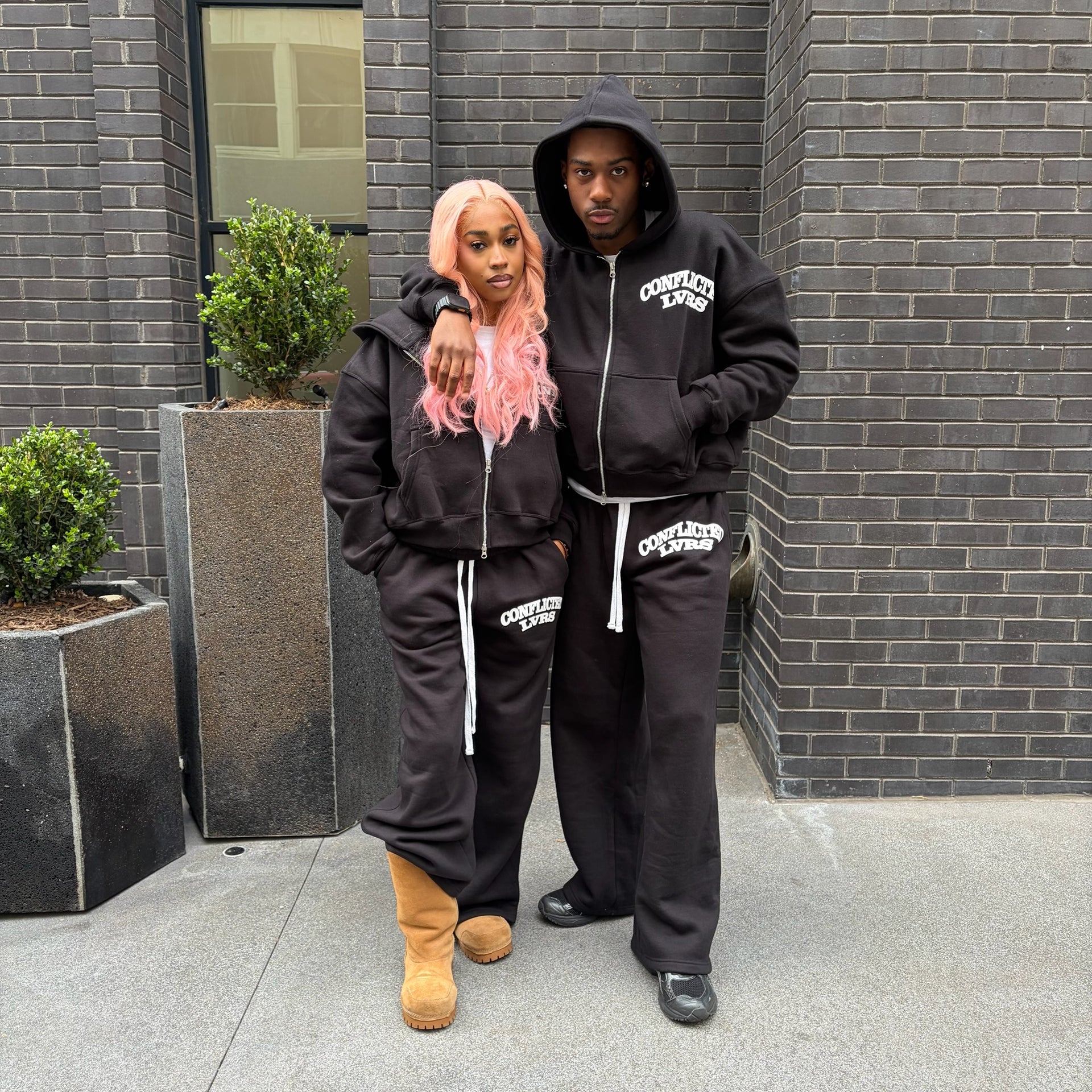 Black CL Basic Sweatsuit