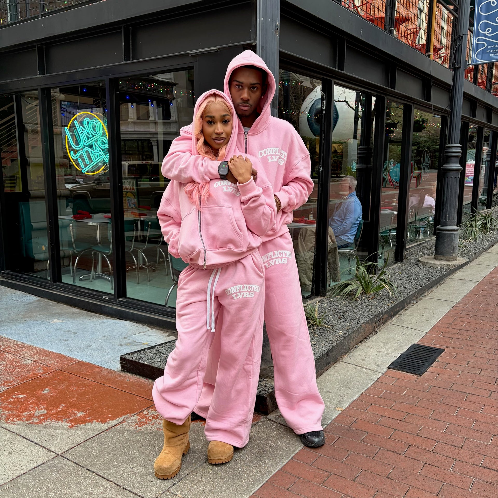 Pink CL Basic Sweatsuit