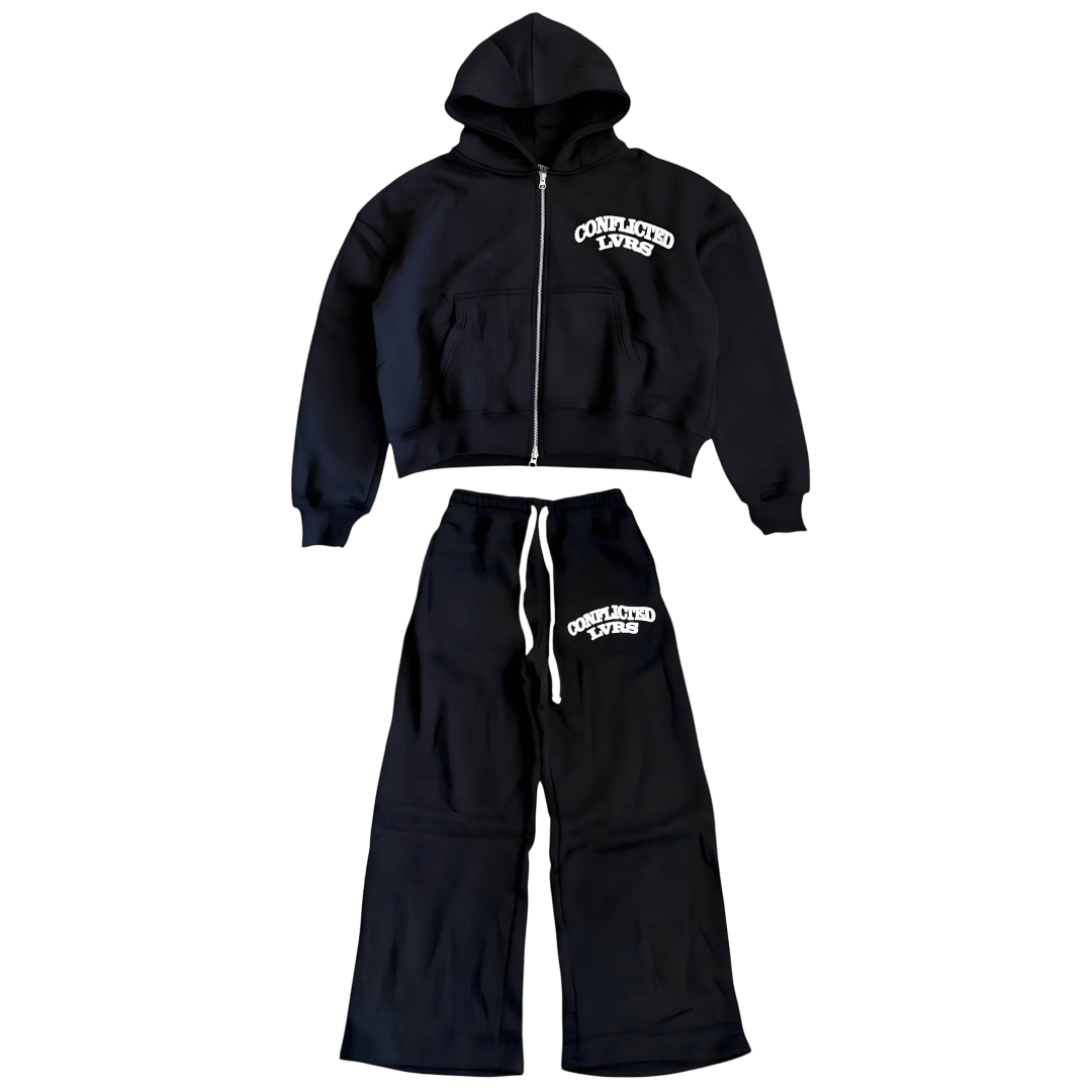 CL Basic Sweatsuit Black