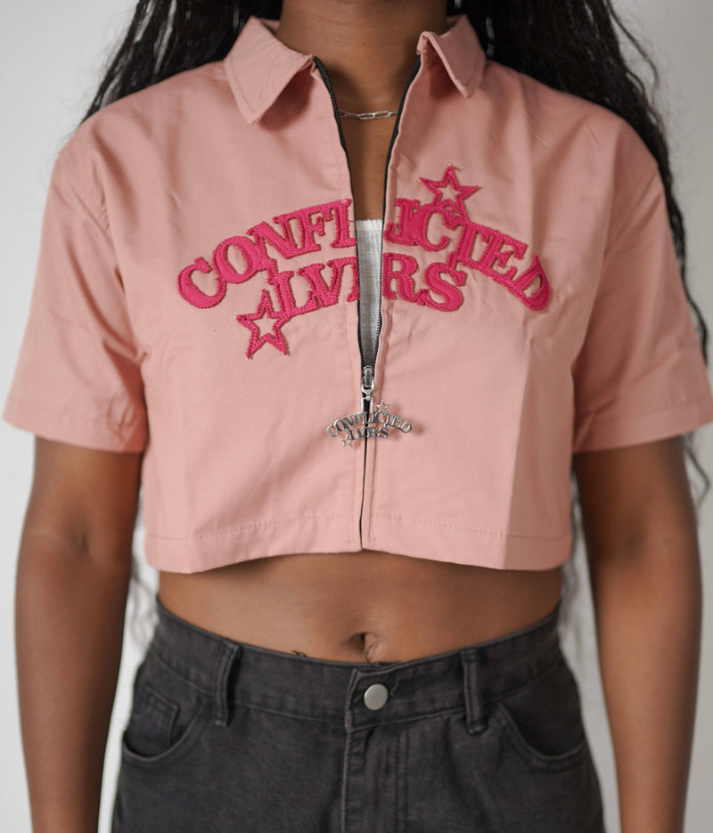 CL Lady Worker Tee Pink